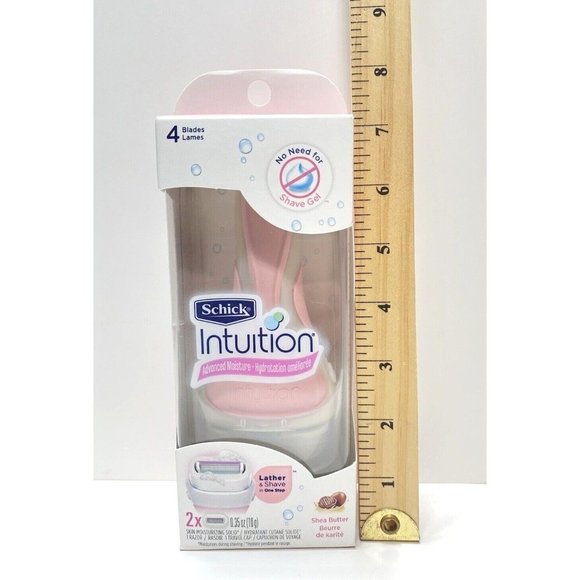 Schick Intuition 4 Blade Advanced Moisturizing Women’s Razor with Shea Butter - Picture 4 of 10